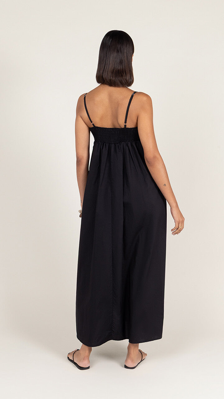 Tara Cotton Dress - Black