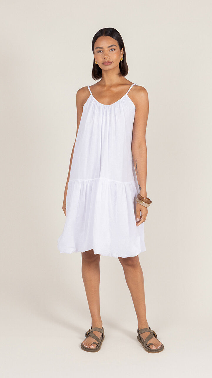 Liora Cotton Dress - White