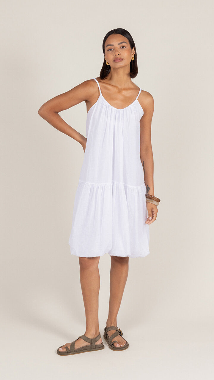 Liora Cotton Dress - White