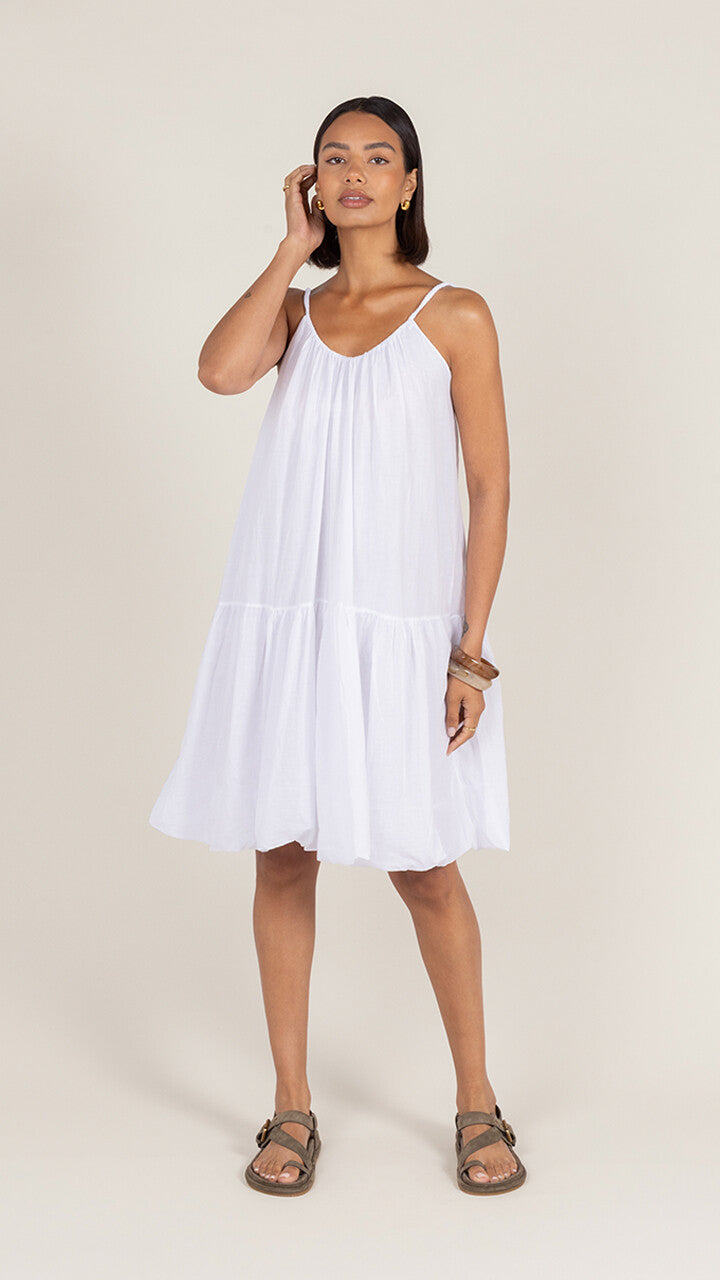 Liora Cotton Dress - White