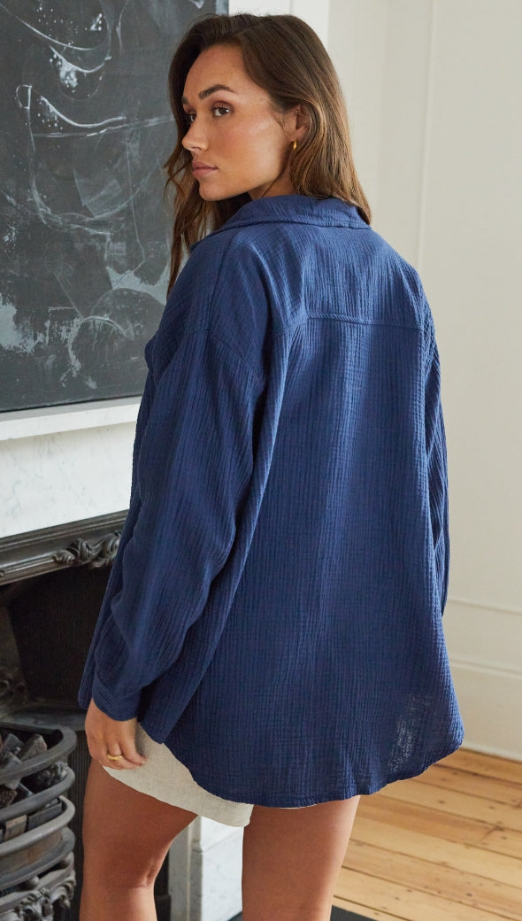 Antoneta Shirt - Deep Navy