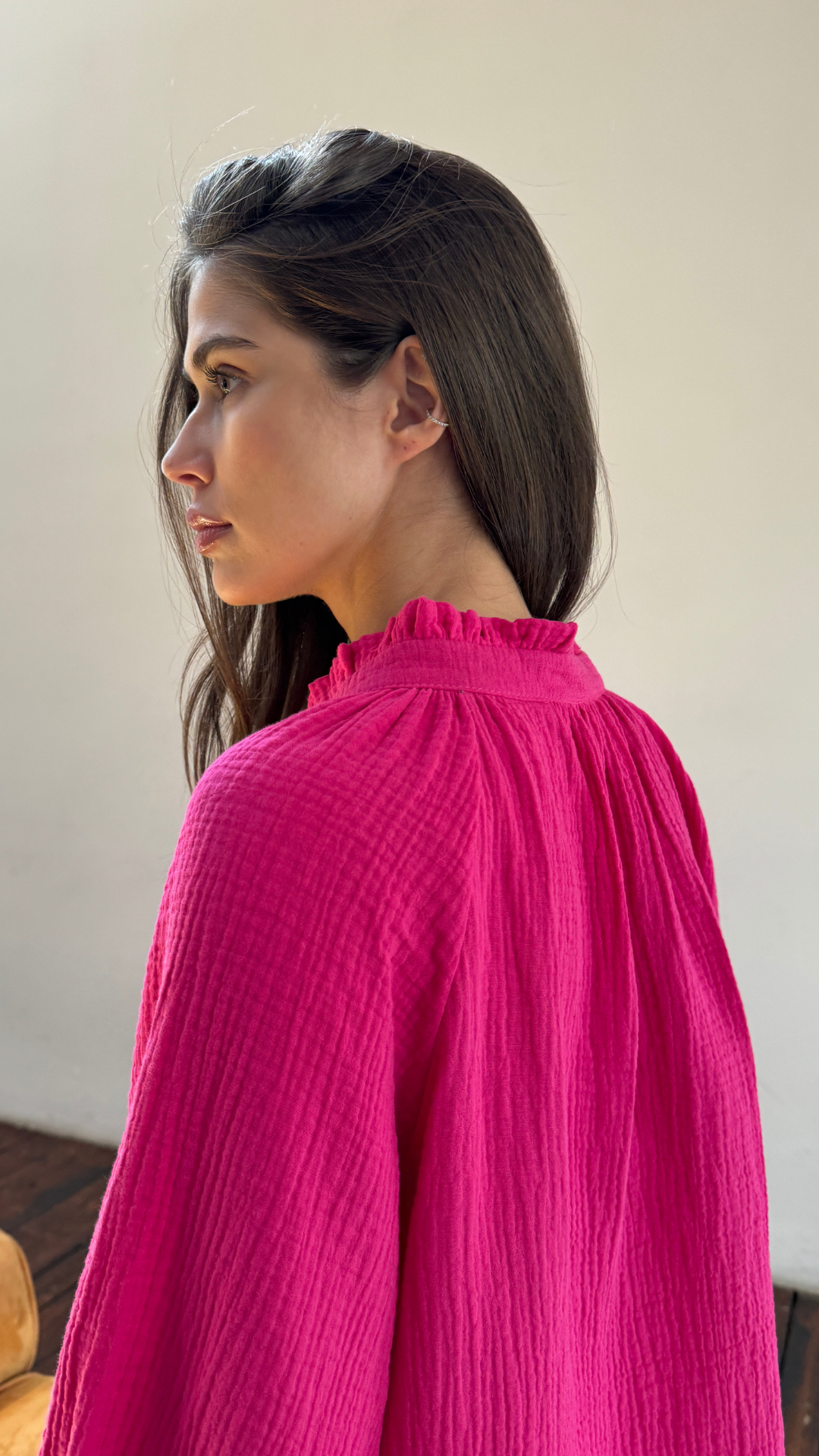 Maddie Shirt - Fuchsia