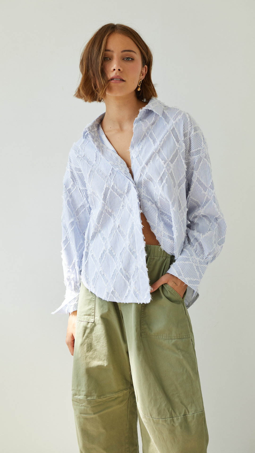 Marlowe Shirt - Blue Stripe