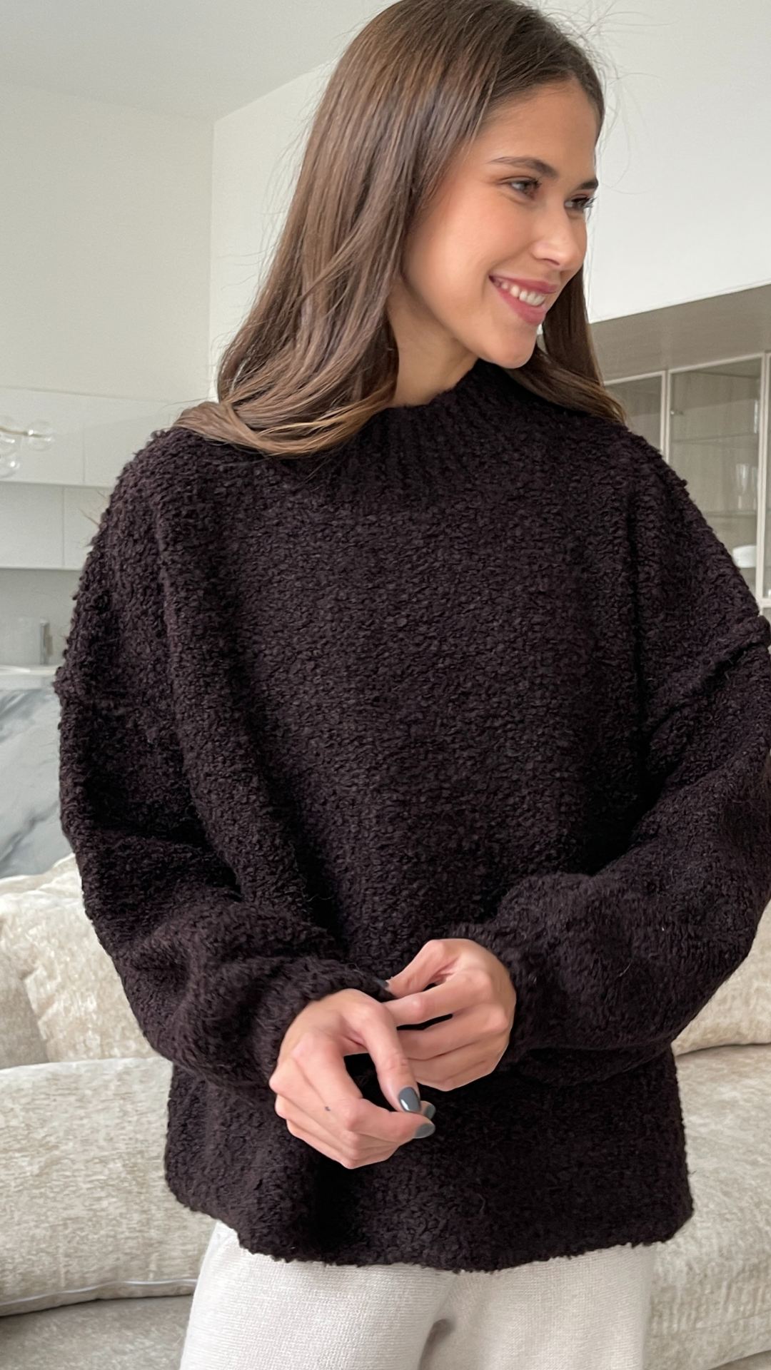 Jessica Sweater - Chocolate