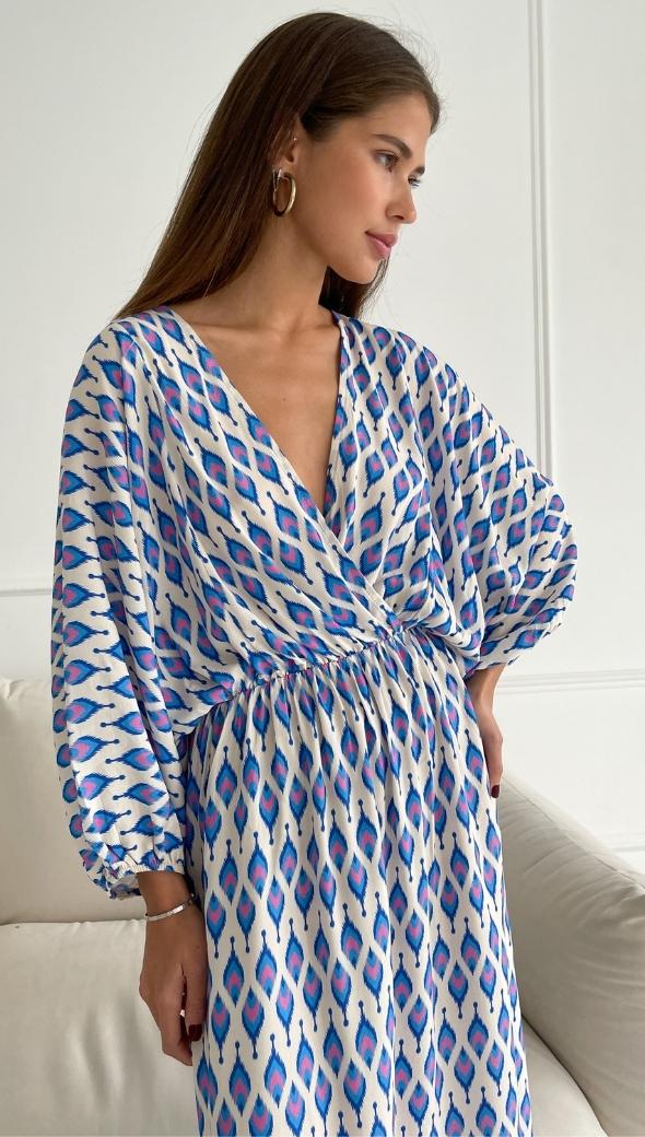 Lera Print Dress - Ink Print