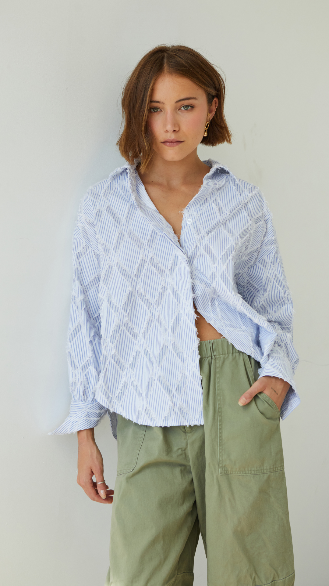 Marlowe Shirt - Blue Stripe