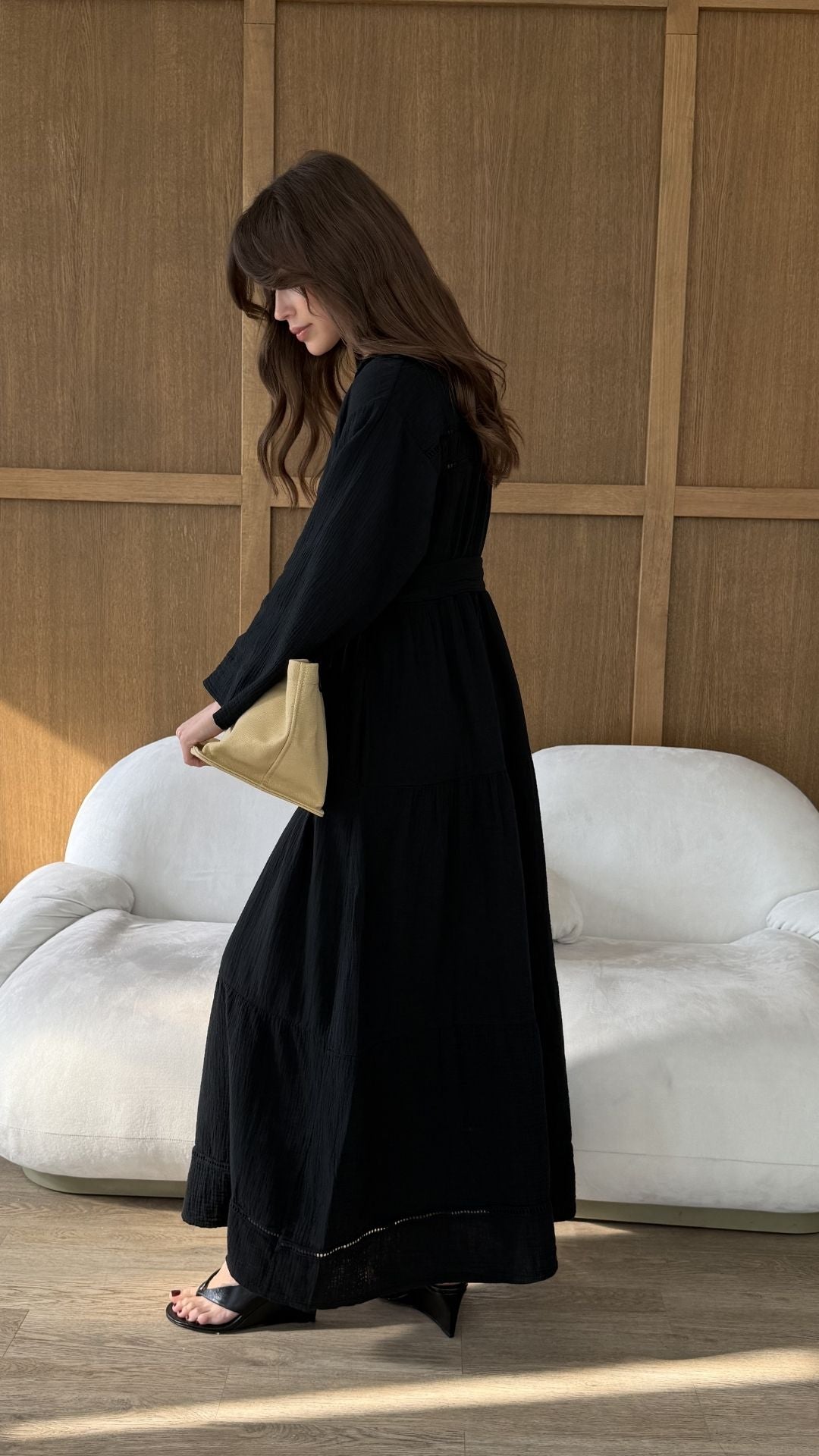 Marika Shirt Dress - Black