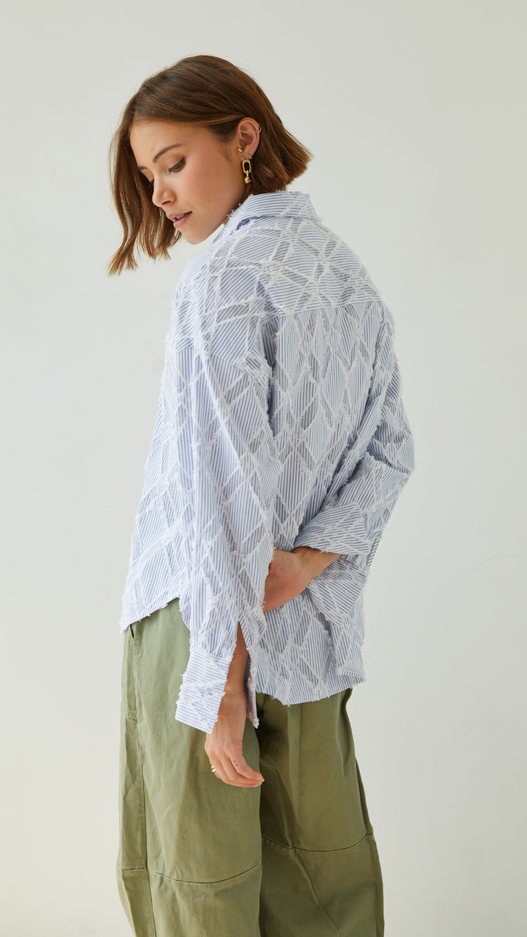 Marlowe Shirt - Blue Stripe