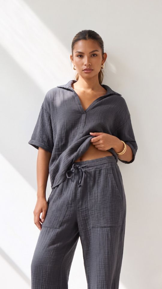 Mariana Shirt - Anthracite