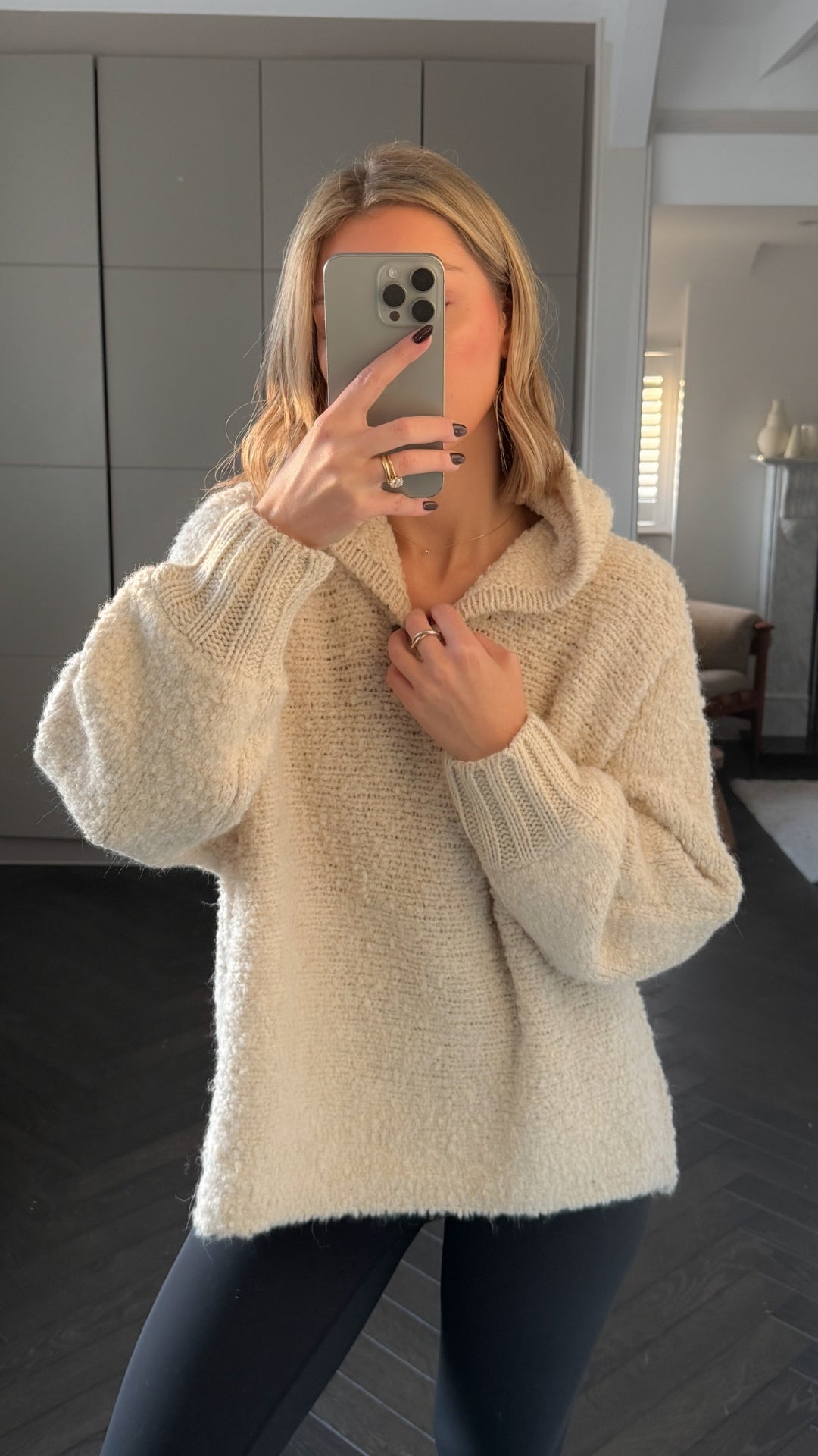 Giorgia Alpaca Sweater - Moonbeam