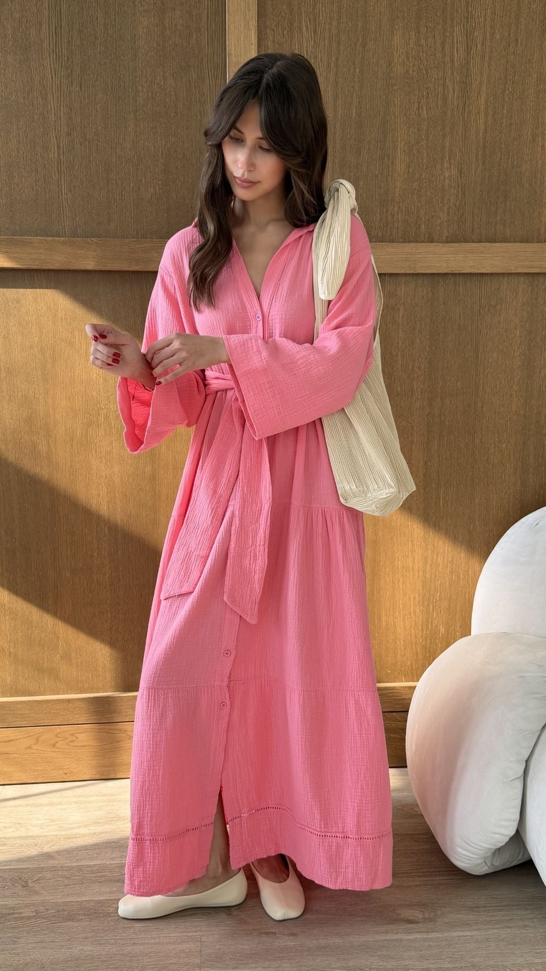 Marika Shirt Dress - Petunia
