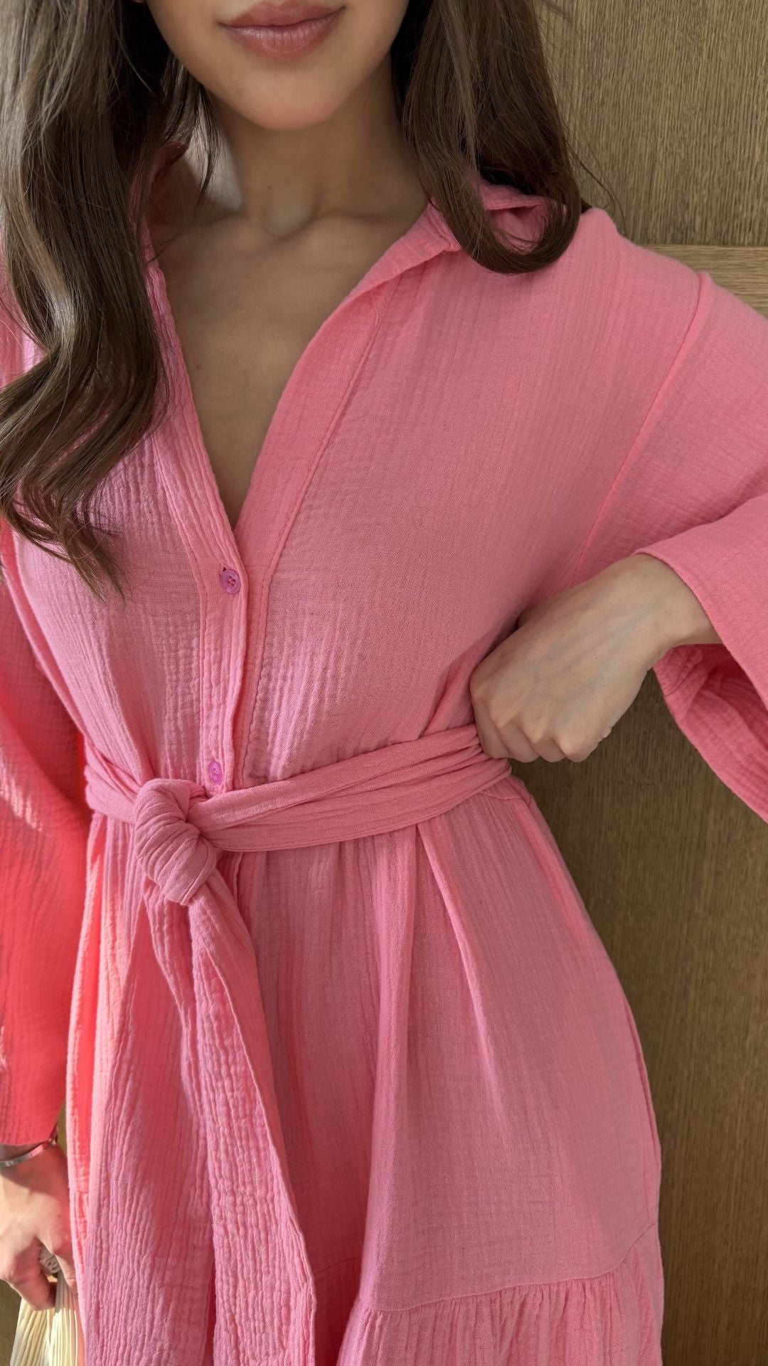 Marika Shirt Dress - Petunia