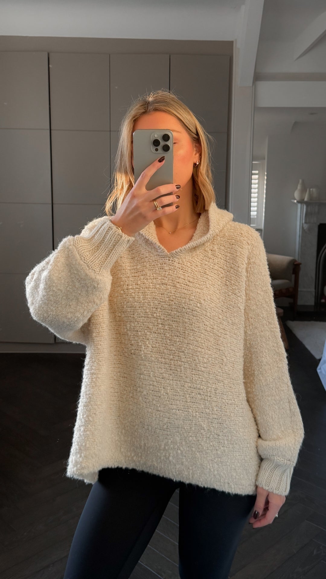 Giorgia Alpaca Sweater - Moonbeam