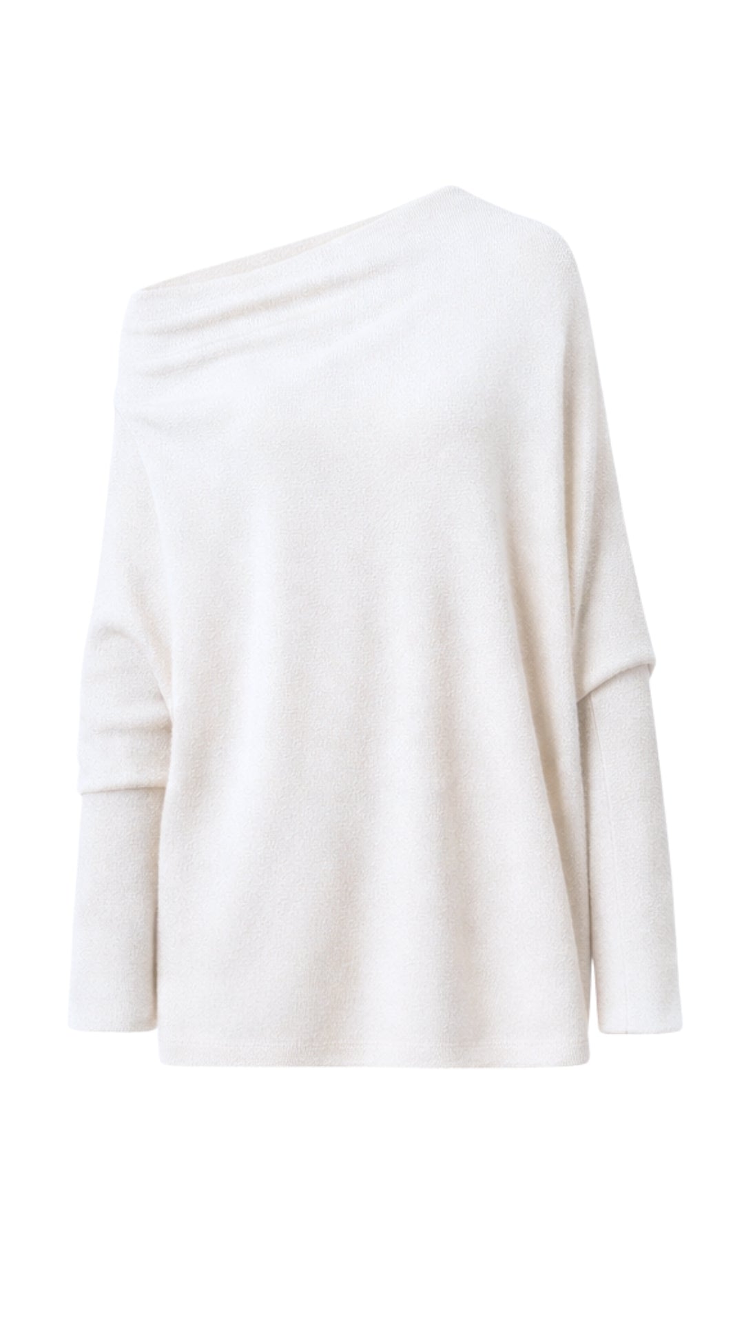 Natalie Asymmetric Sweater - Ivory