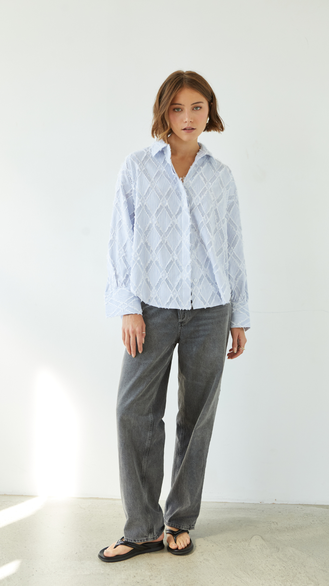 Marlowe Shirt - Blue Stripe