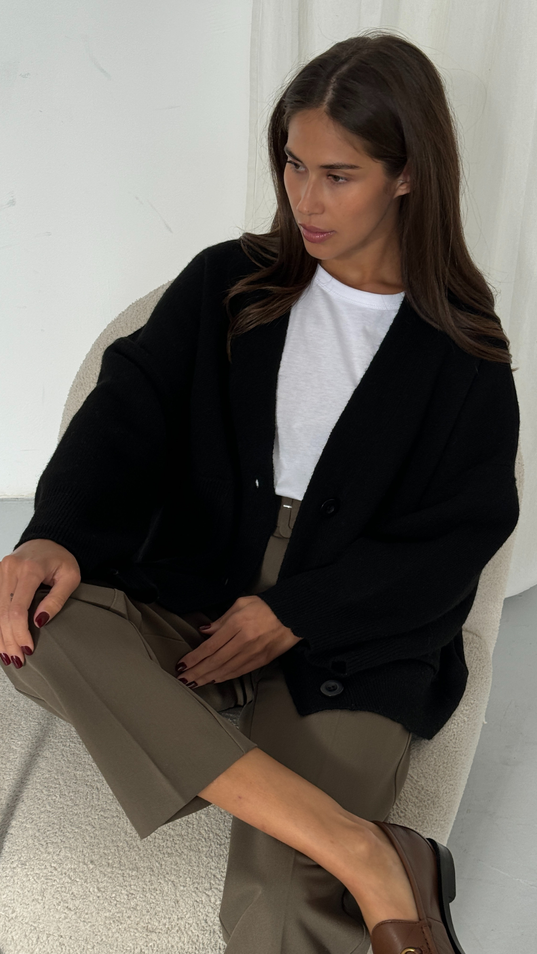 Cassandra Cardigan - Black