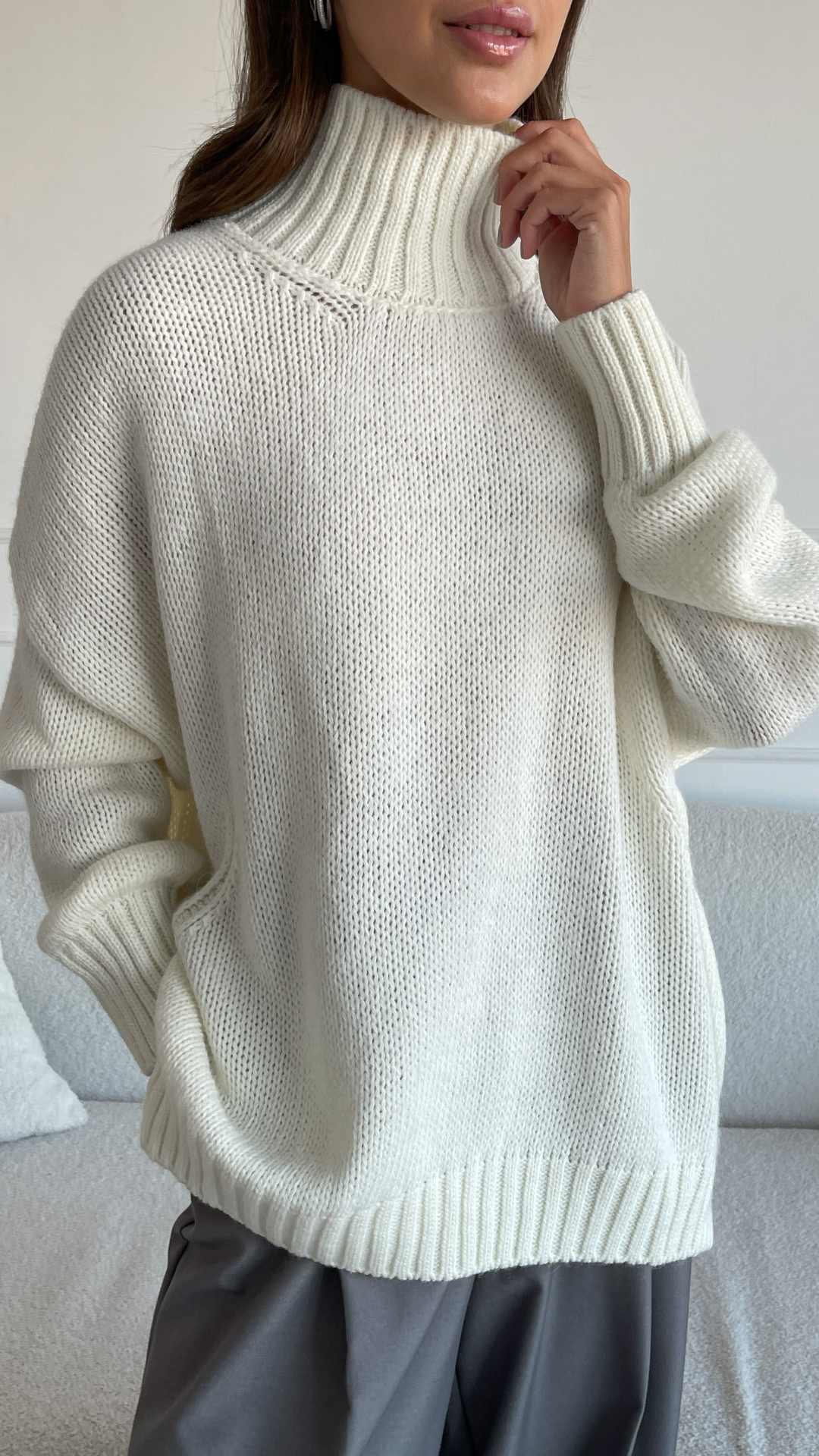 Margot Sweater - Ivory