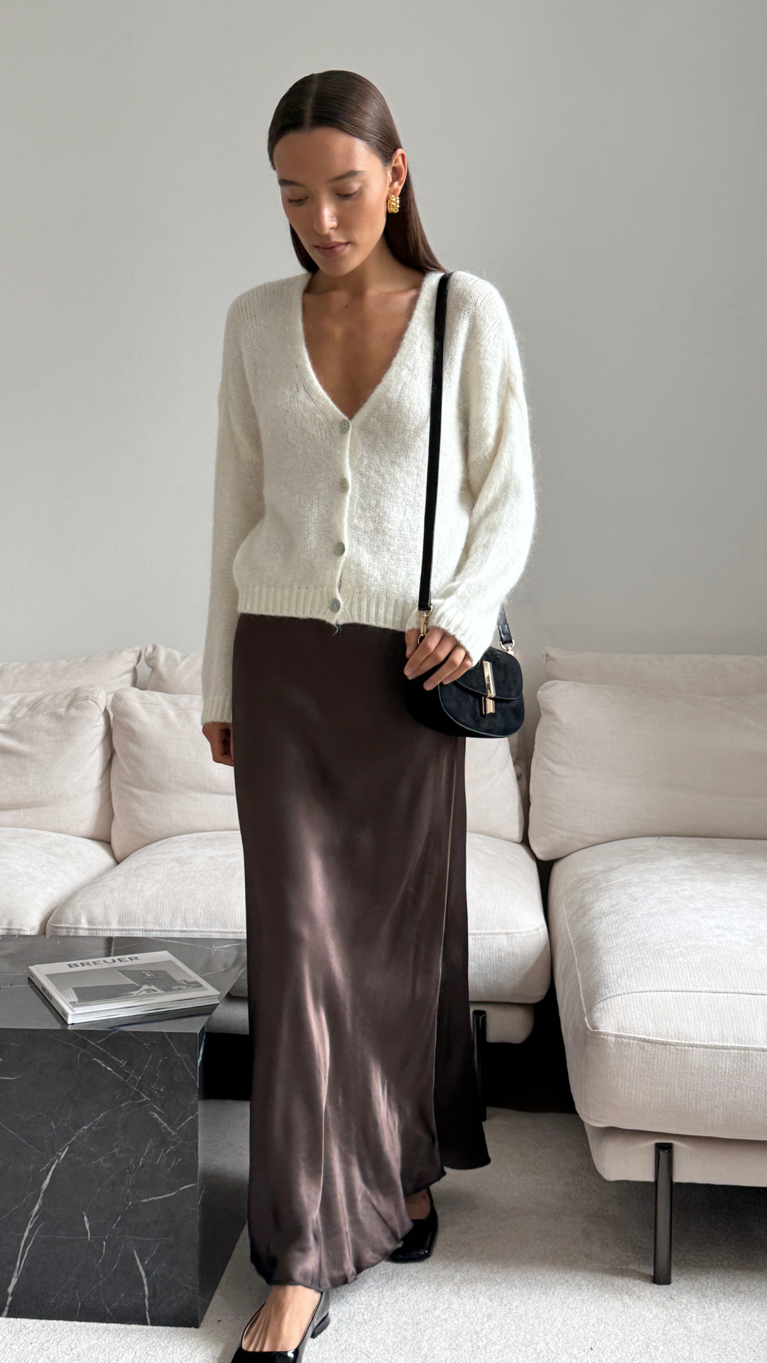 Chrissy Cardigan - Ivory