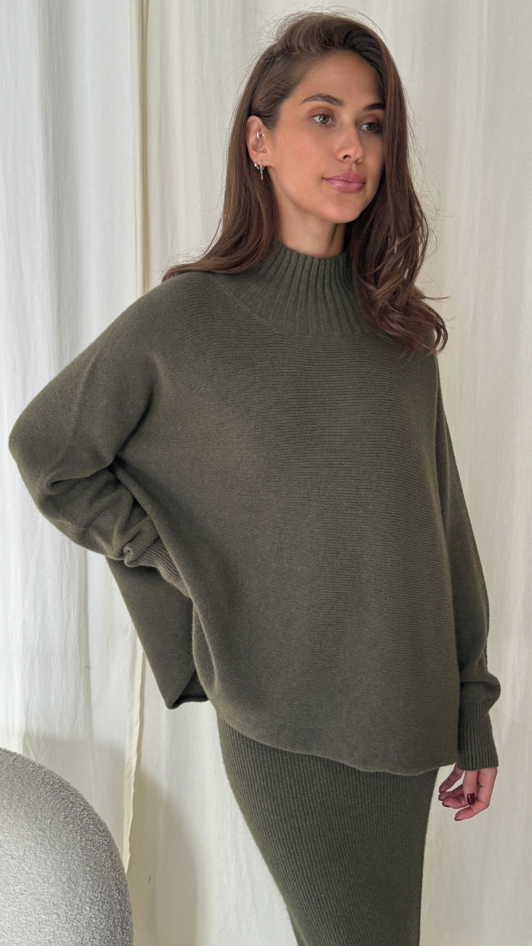 Alma Sweater - Khaki