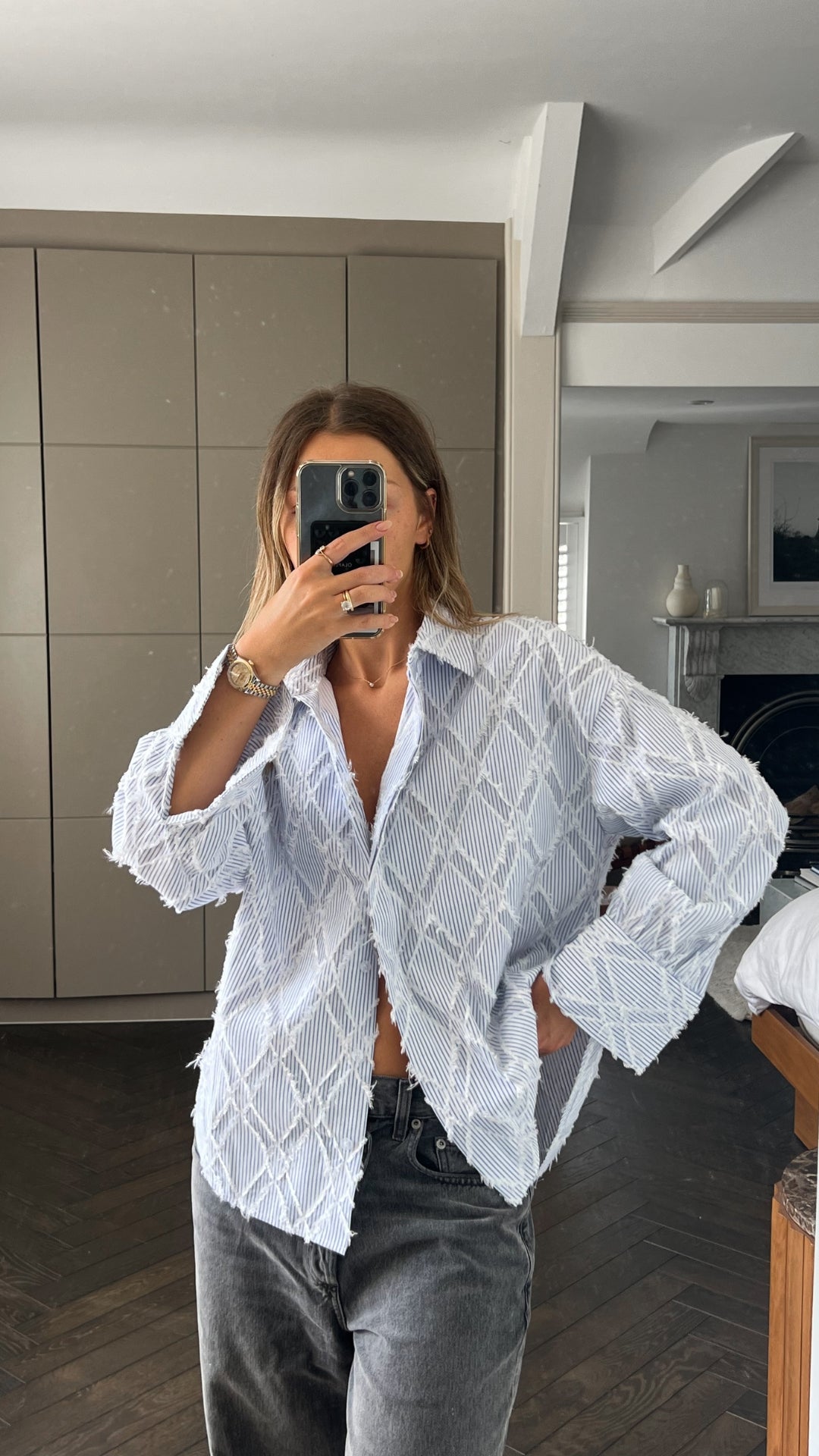 Marlowe Shirt - Blue Stripe