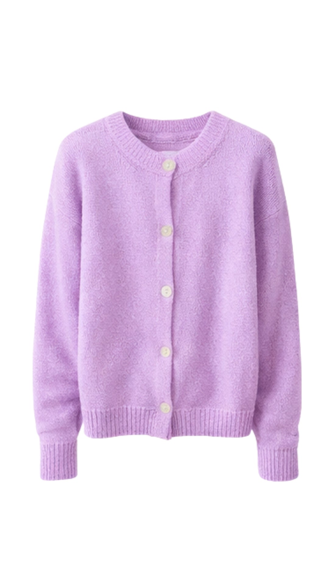 Reyna Mohair Cardigan - Lilac