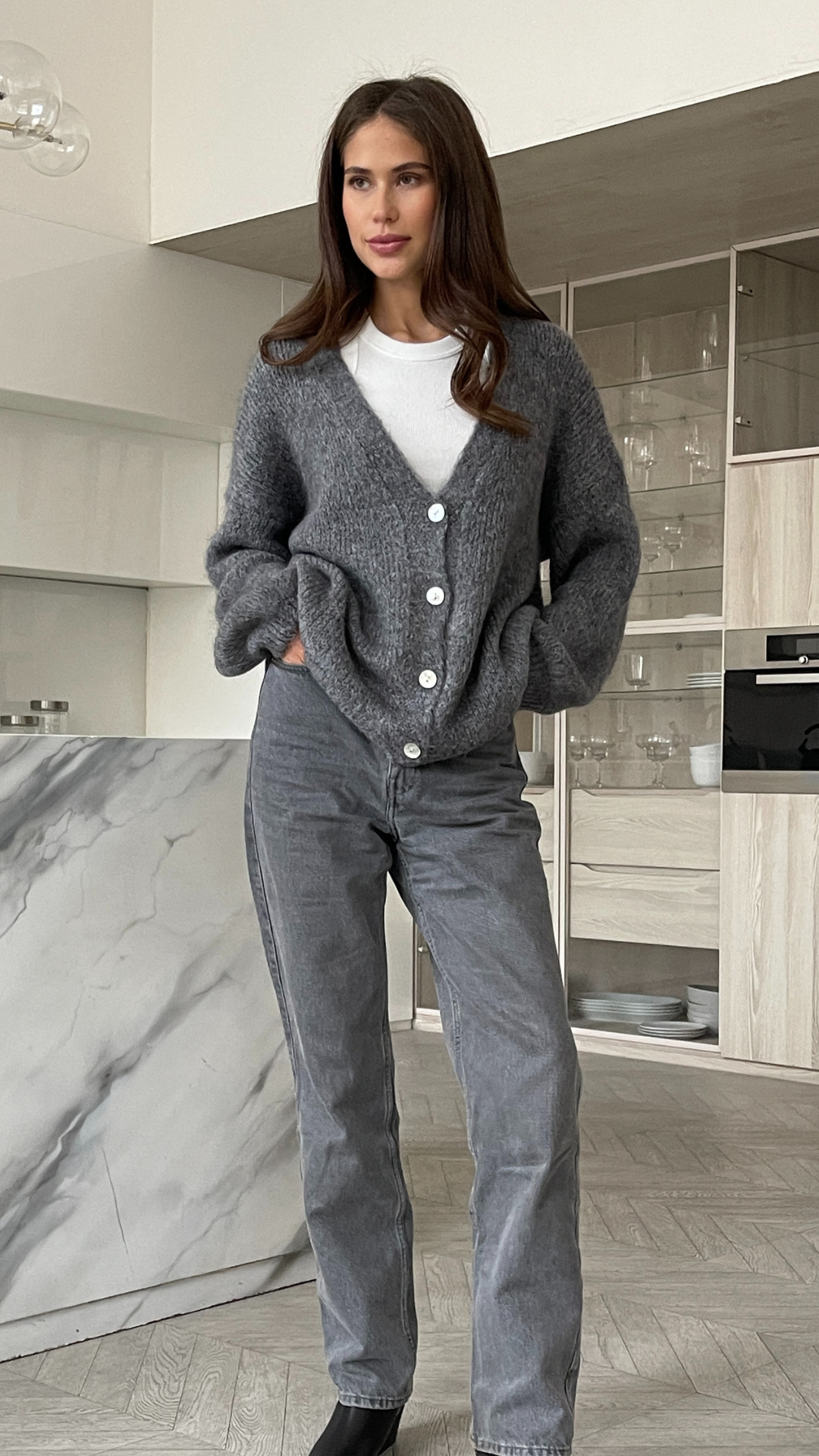 Ruby Cardigan - Dark Grey