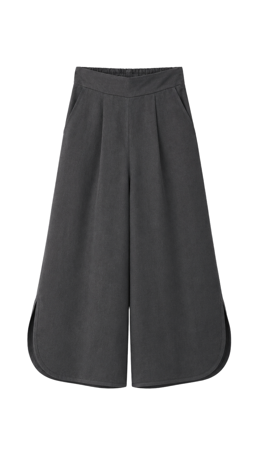 Flavia Tencel Linen Trousers - Carbon