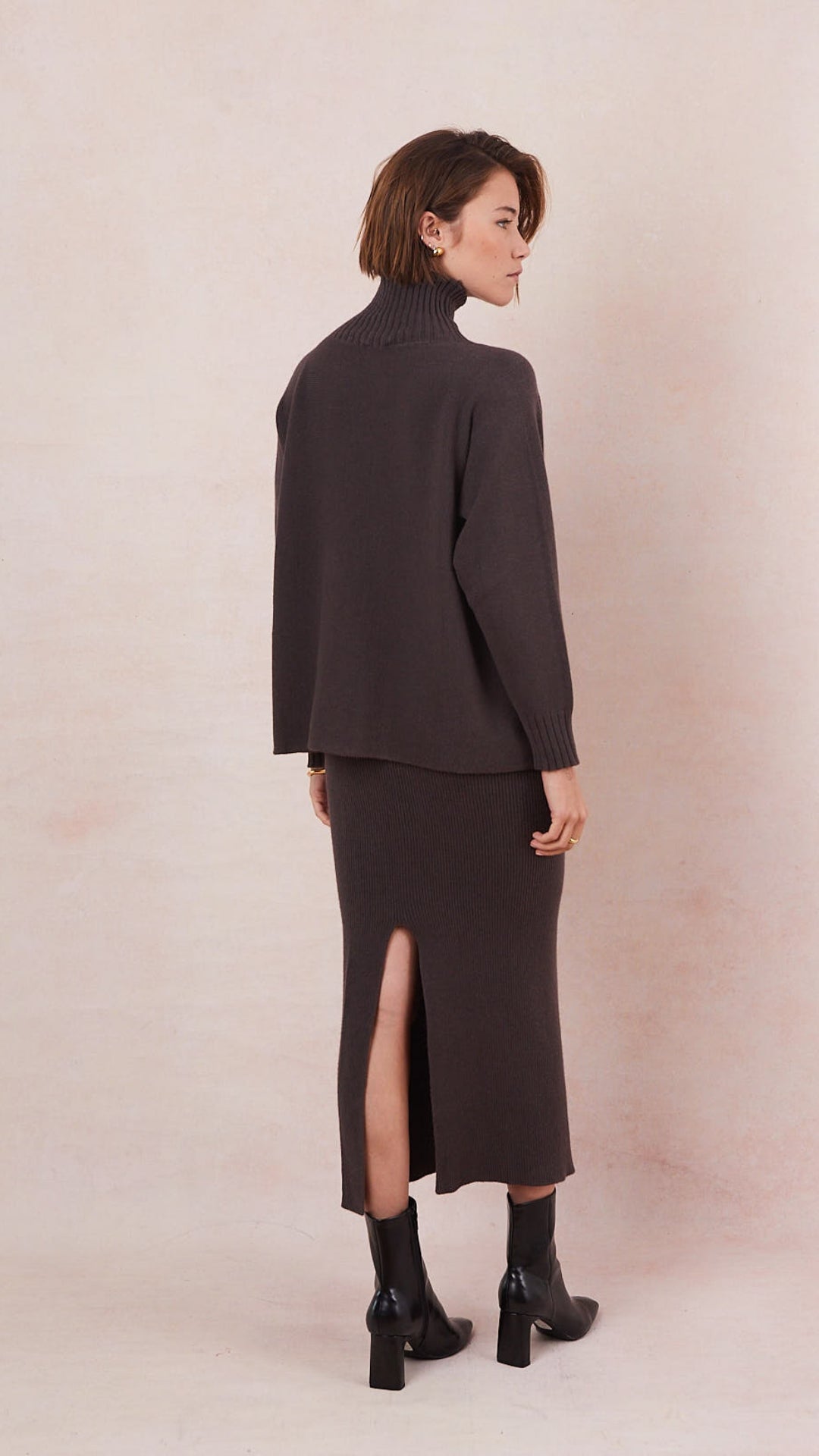 Adina Pencil Skirt - Espresso