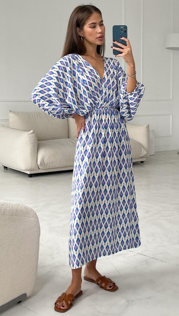Lera Print Dress - Ink Print