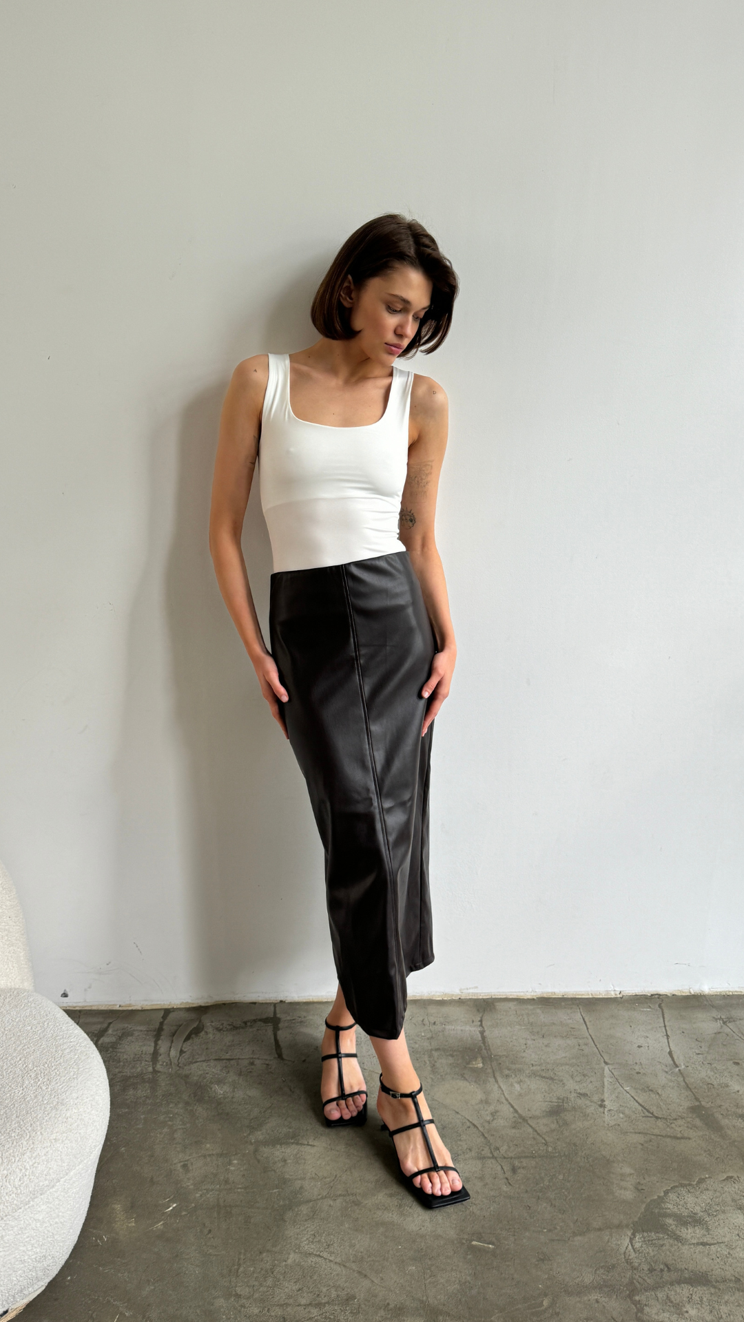 Riley Pencil Skirt - Espresso