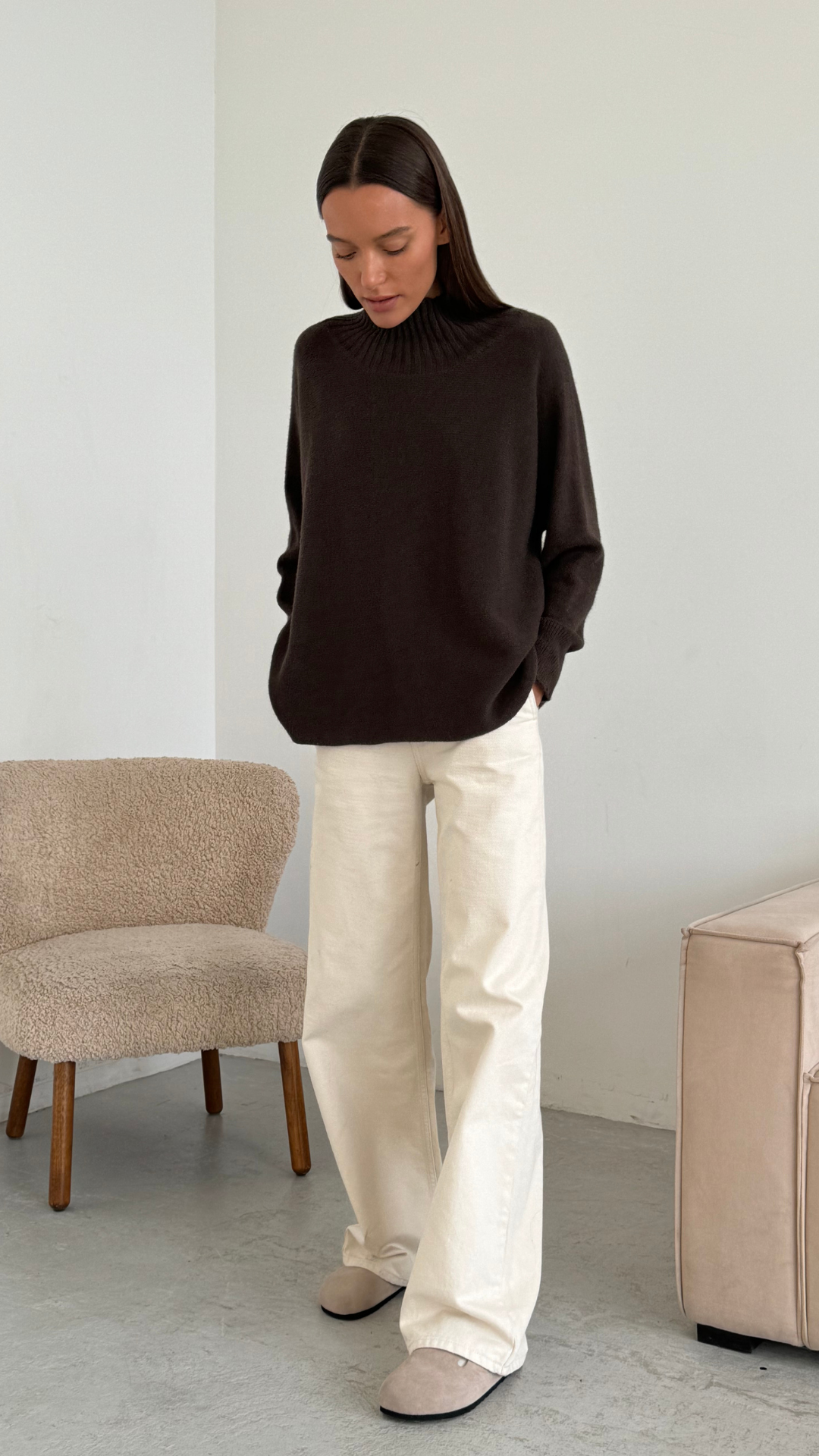 Alma Sweater - Dark Espresso