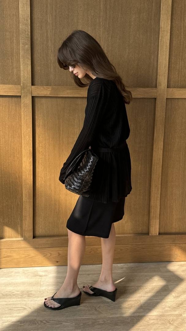 Faye Knit Bermuda - Black