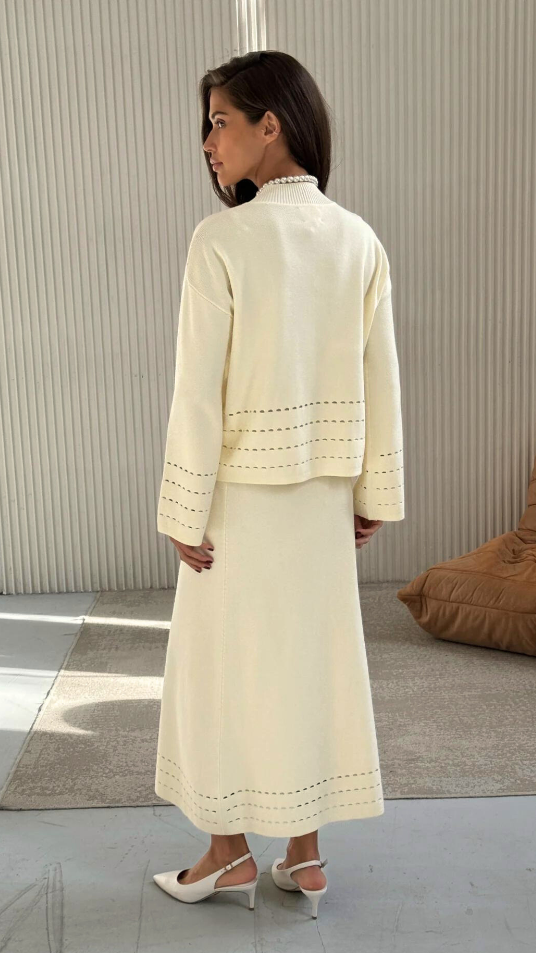 Blair Skirt - Cream