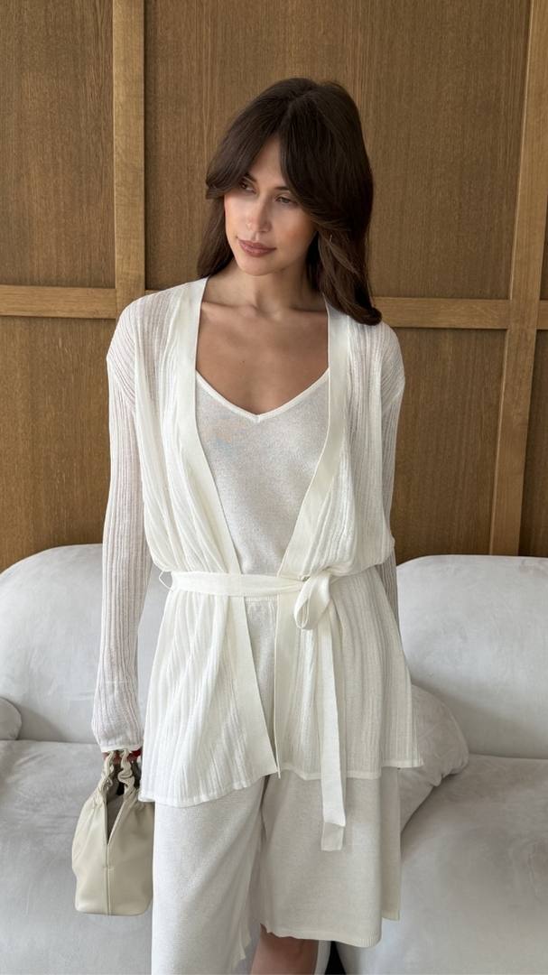 Ava Vest Top - White