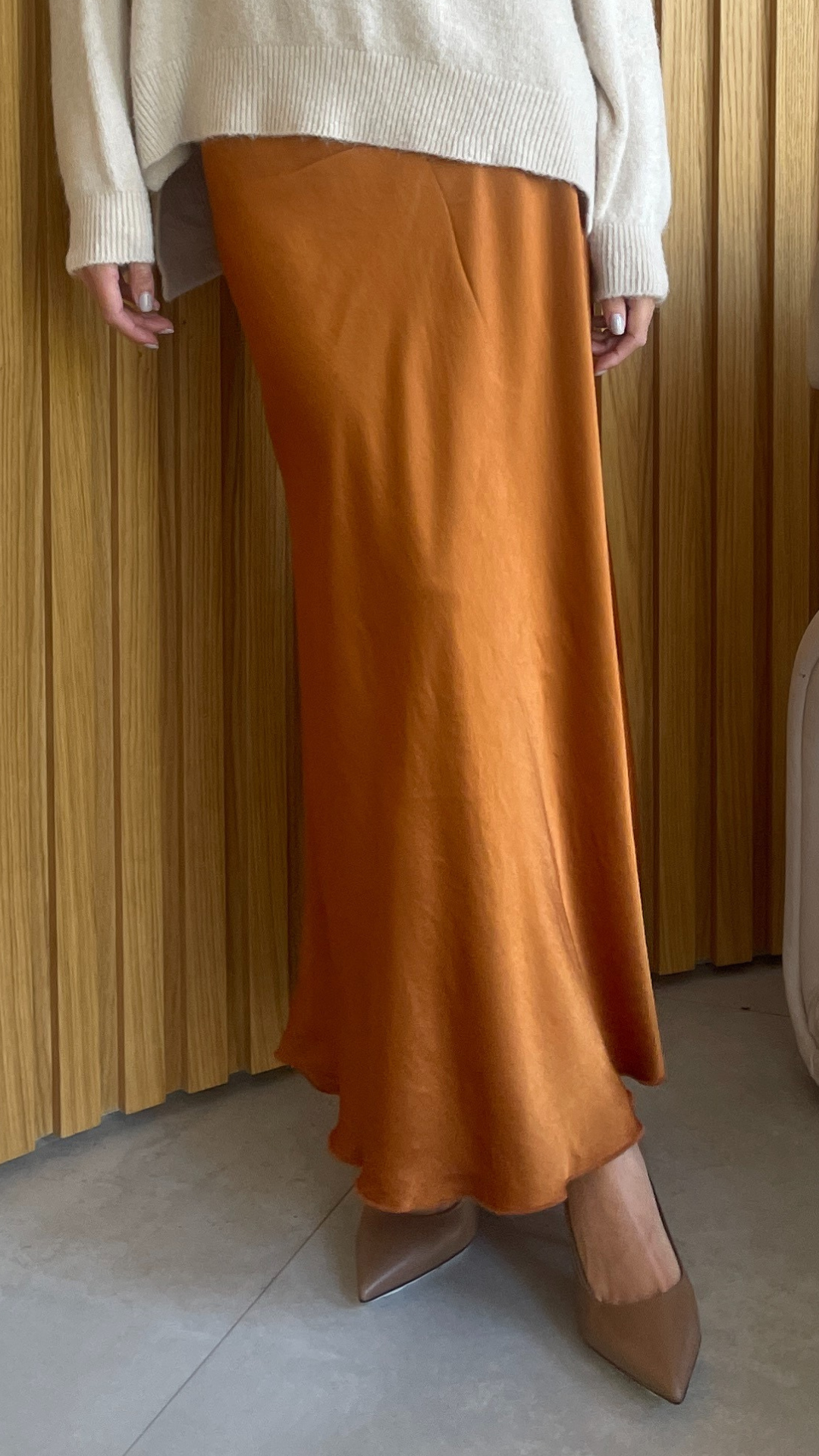 Sasha Skirt - Burnt Orange