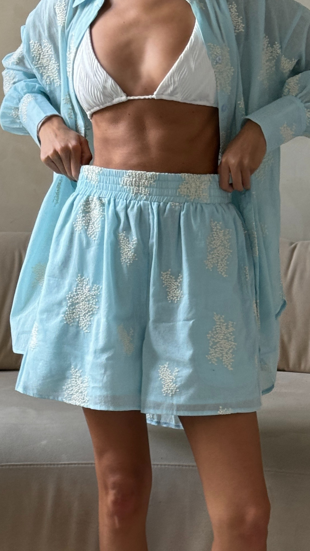 Celina Shorts - Blue