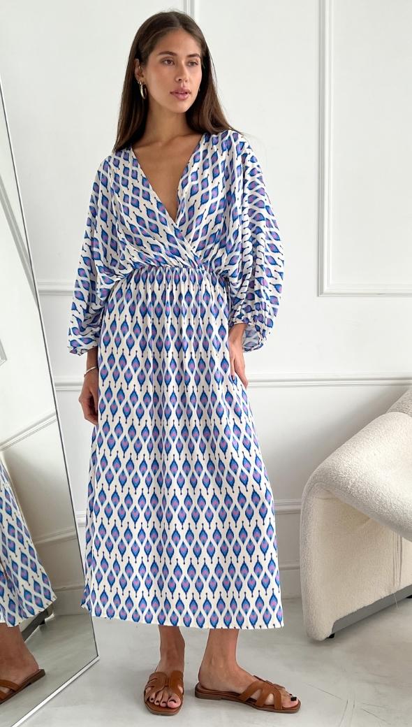 Lera Print Dress - Ink Print