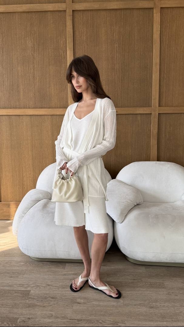Ava Vest Top - White