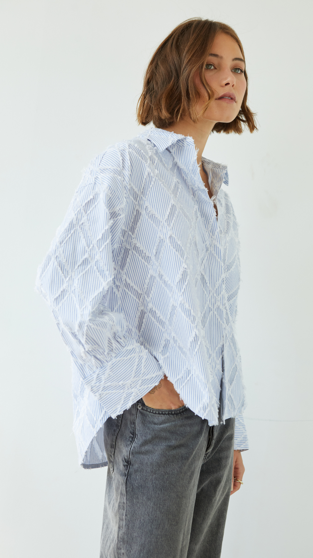 Marlowe Shirt - Blue Stripe