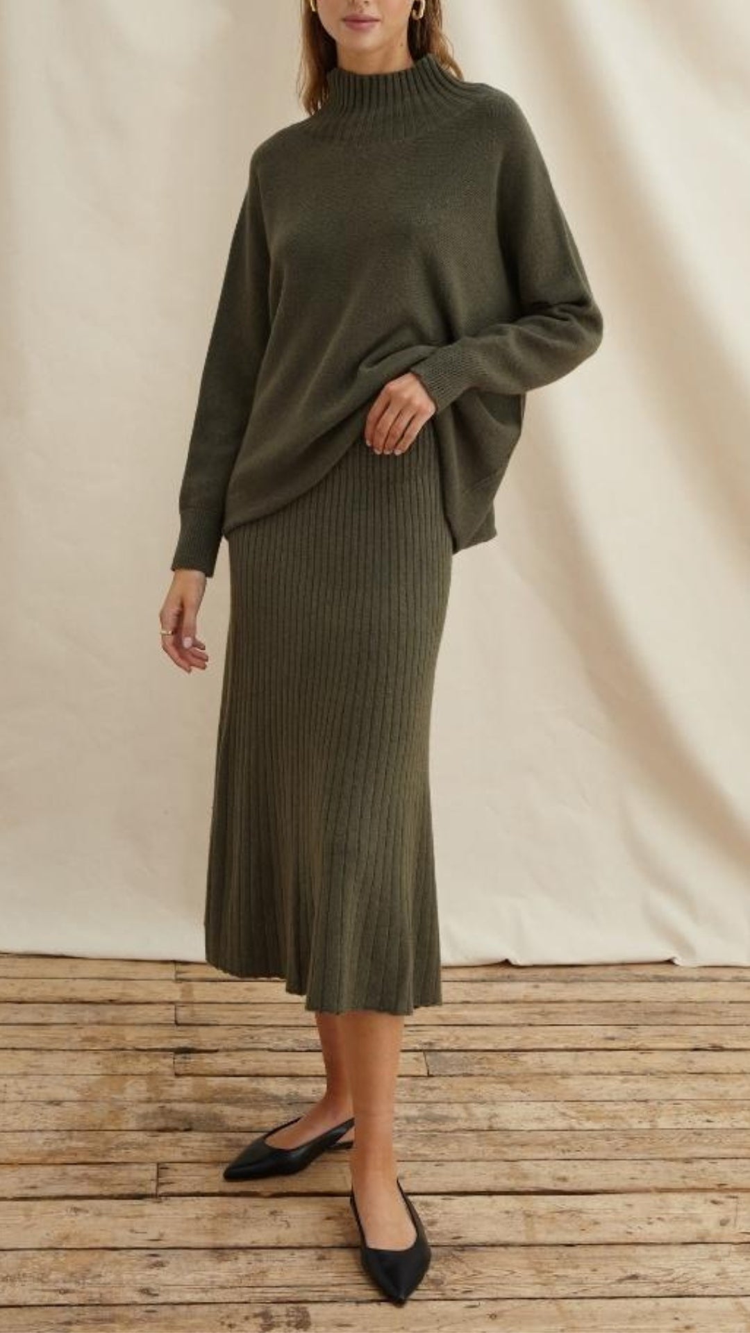 Alma Skirt - Khaki