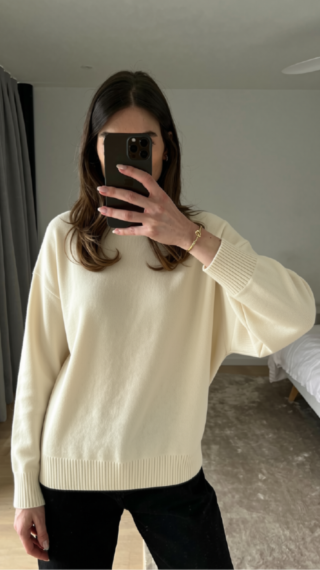 CADEE CASHMERE SWEATER - IVORY