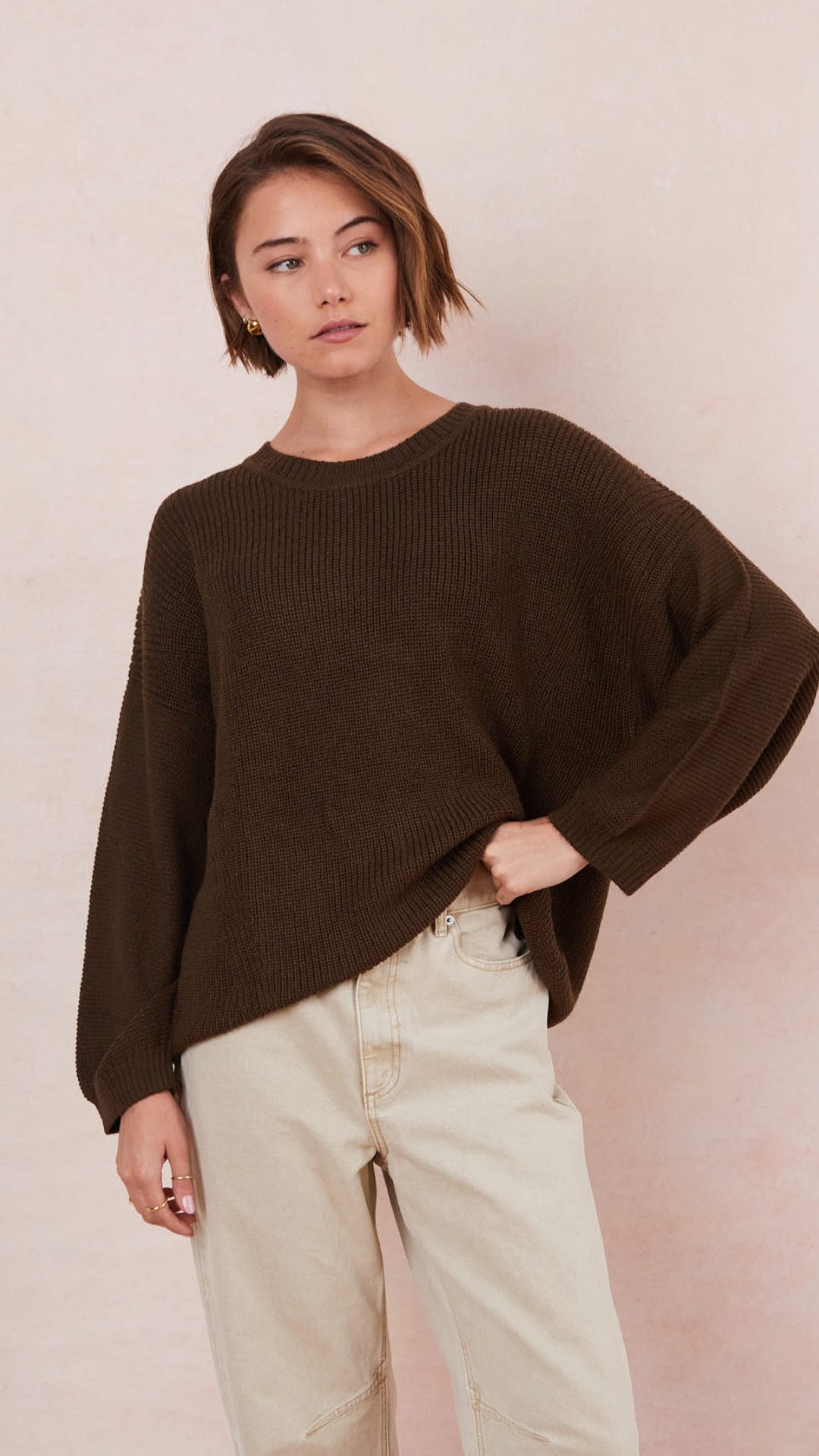 Tansy Sweater - Chocolate