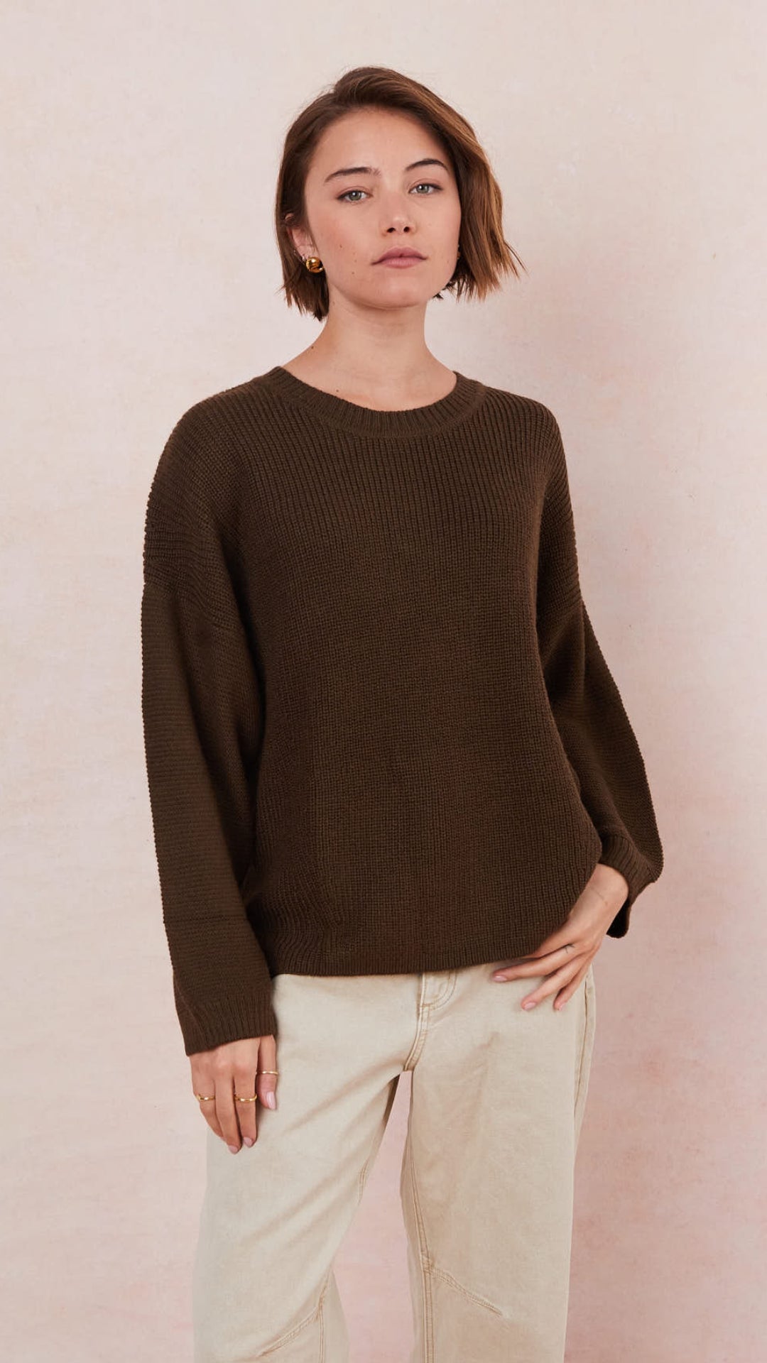 Tansy Sweater - Chocolate