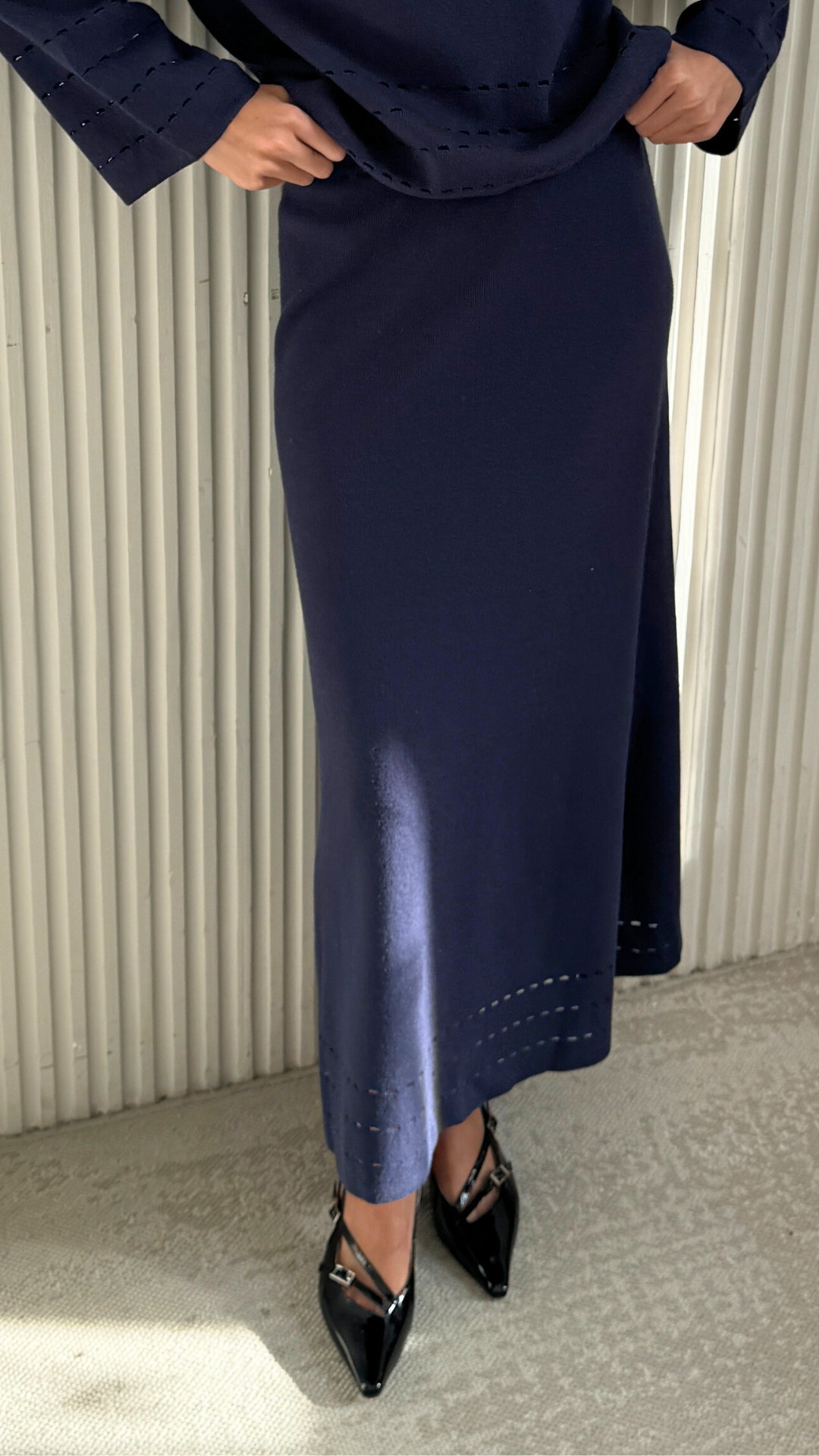 Blair Skirt - Navy