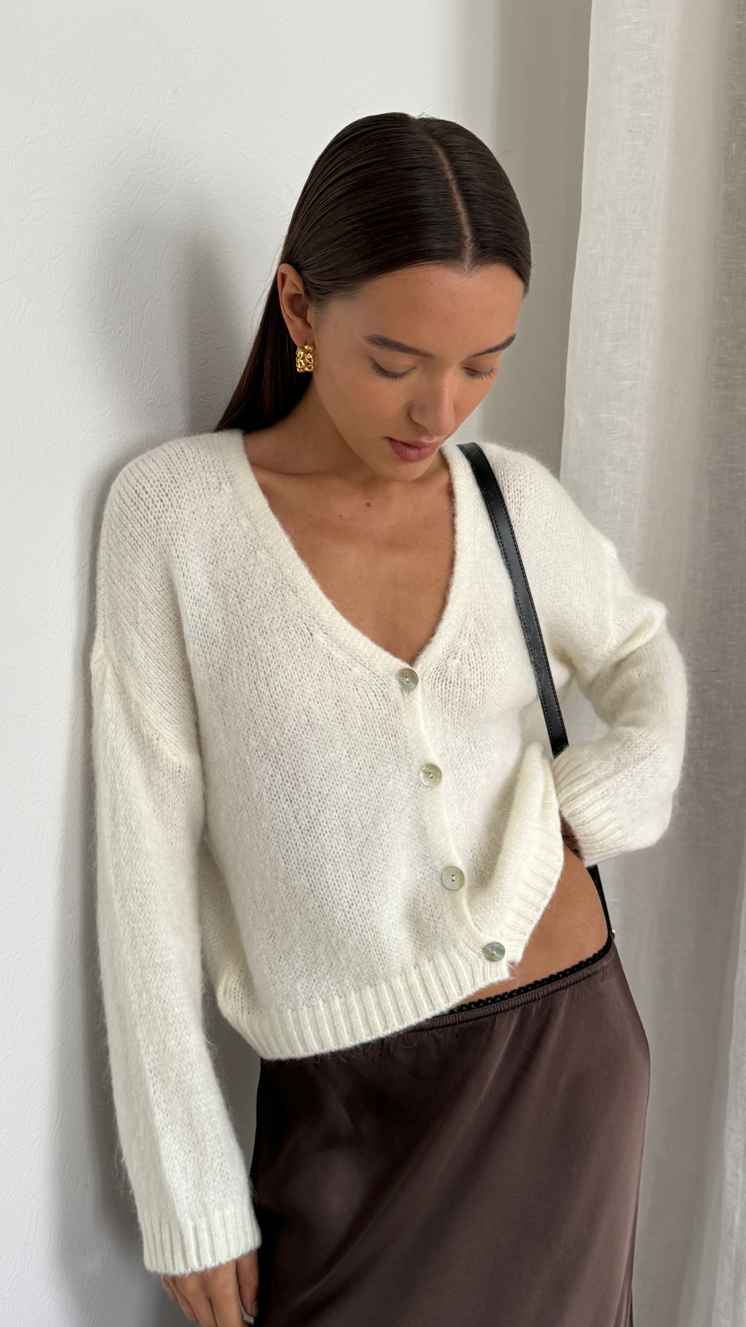 Chrissy Cardigan - Ivory