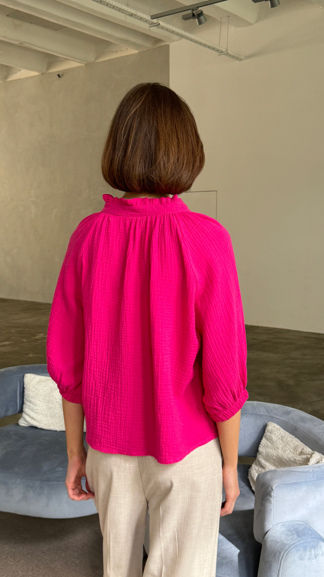 Maddie Shirt - Fuchsia