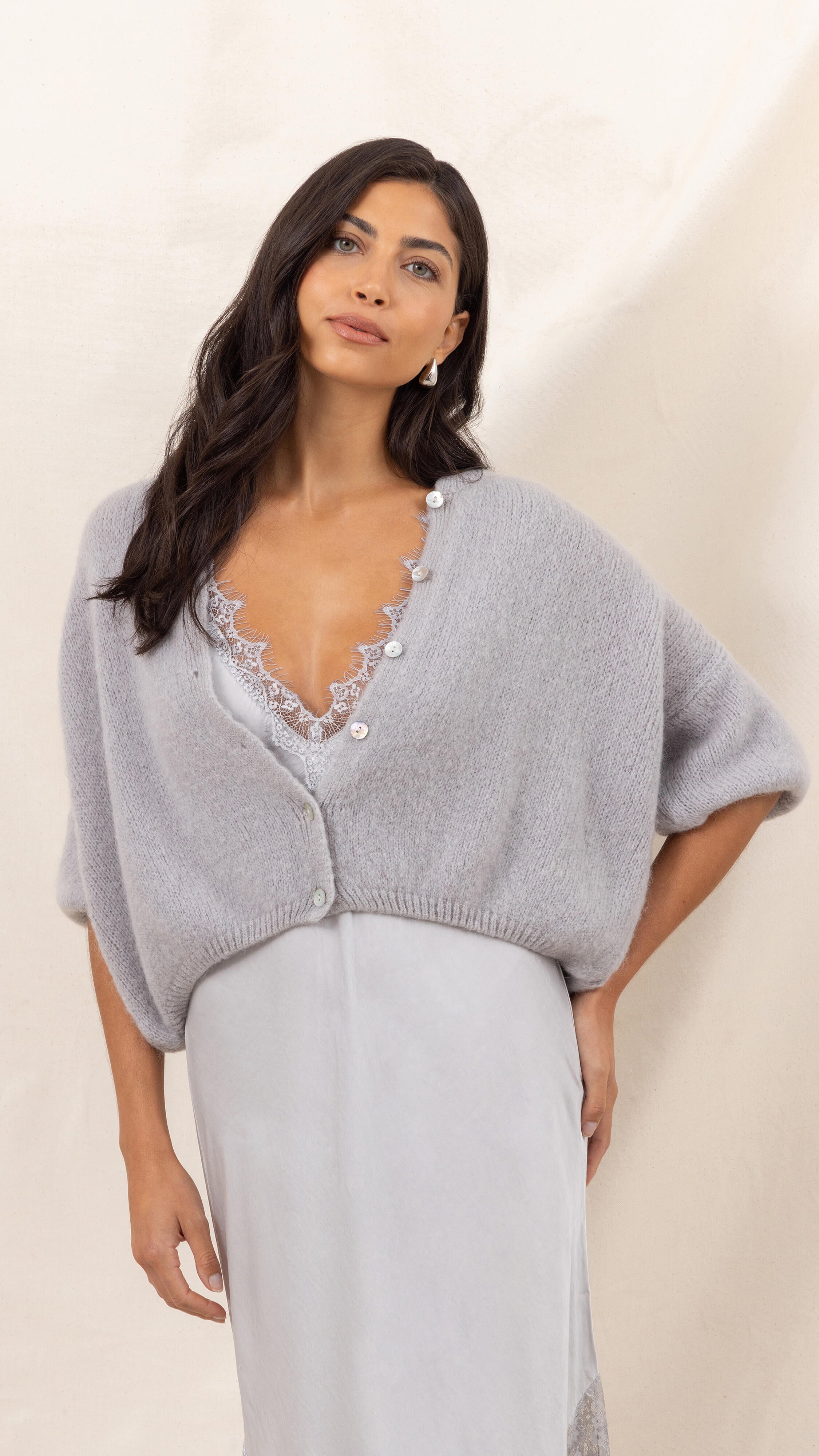 Emme Cardigan - Stone
