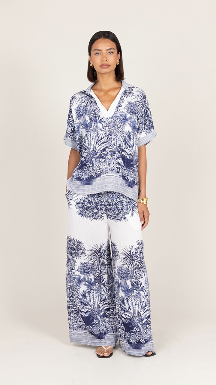 Stella Set - Indigo Blue Print