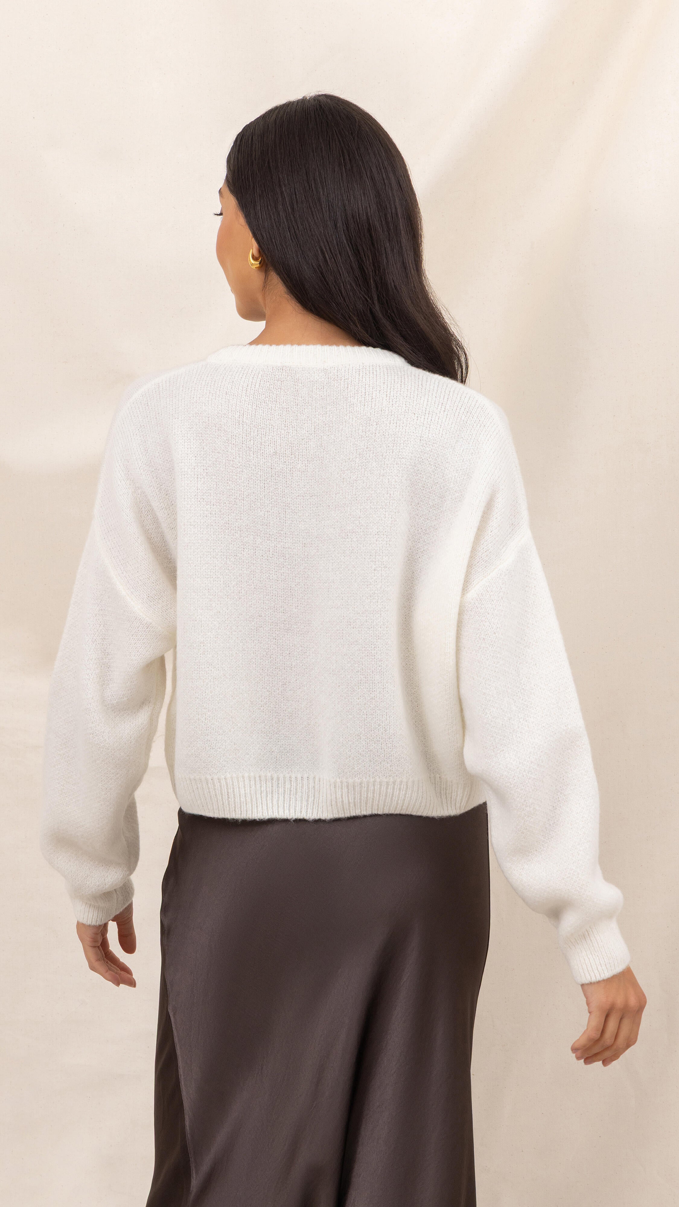 Carla Cardigan - Ivory