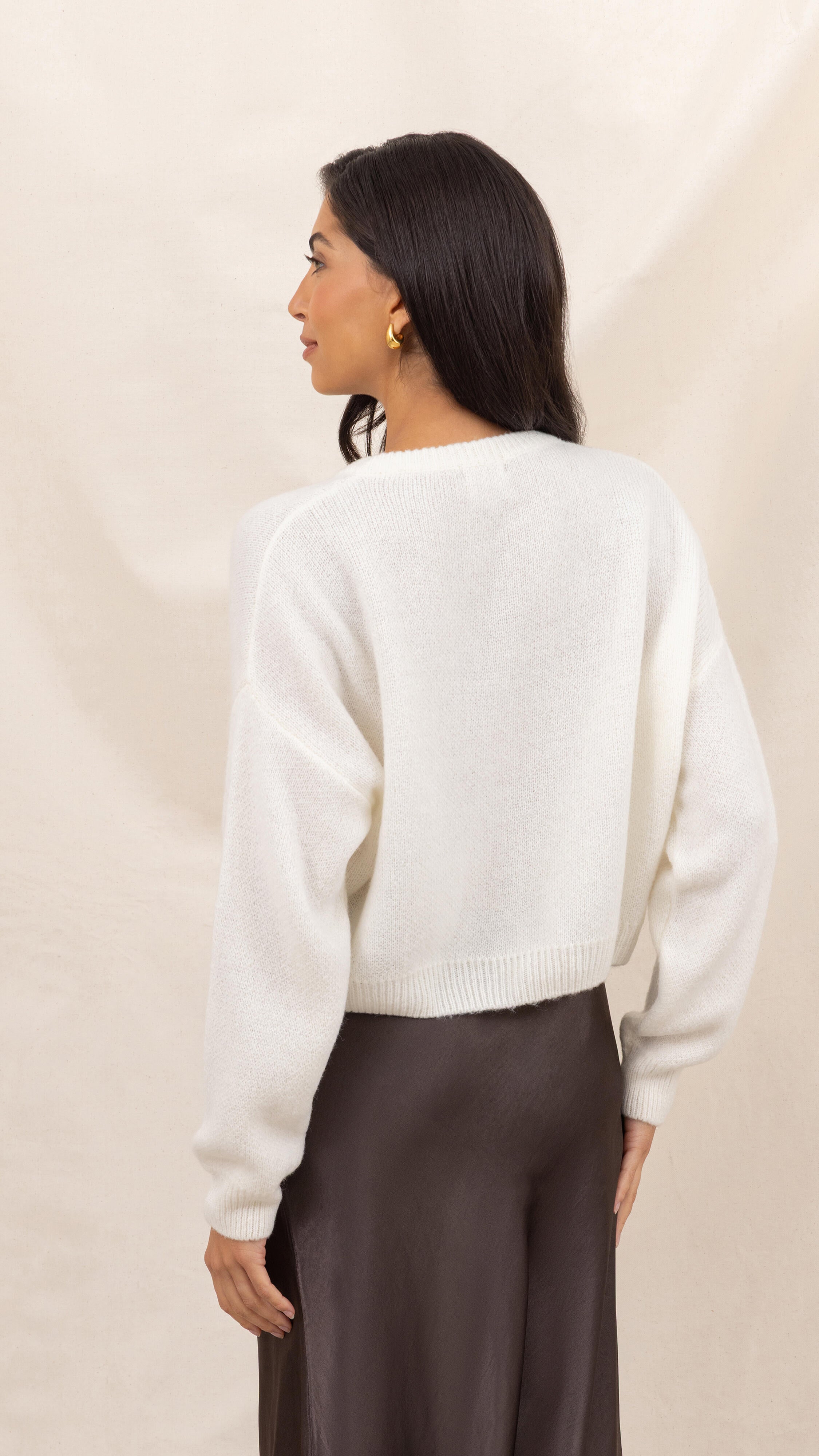 Carla Cardigan - Ivory